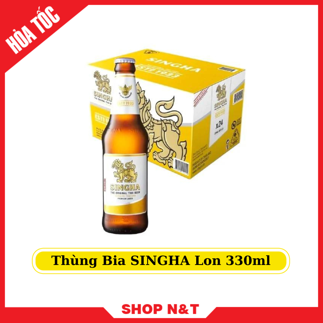 (SIÊU TỐC) - Bia Singha THÁI LAN 24 chai