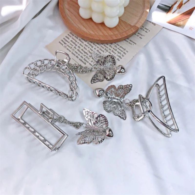 Kẹp tóc hàn quốc có dây hot trend