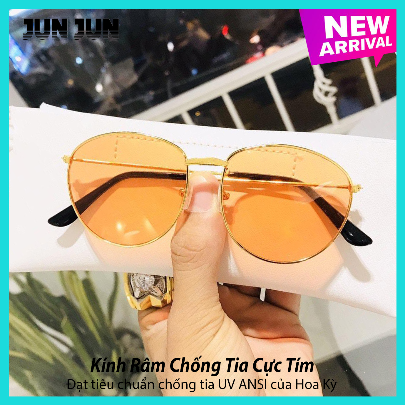 Kính Râm Nam Nữ Thời Trang Cao Cấp HOT TREND- Hàng Đẹp 206