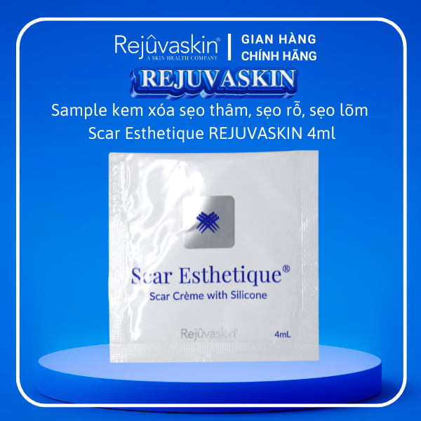 Sample kem xóa sẹo thâm, sẹo rỗ, sẹo lõm Scar Esthetique REJUVASKIN 4ml
