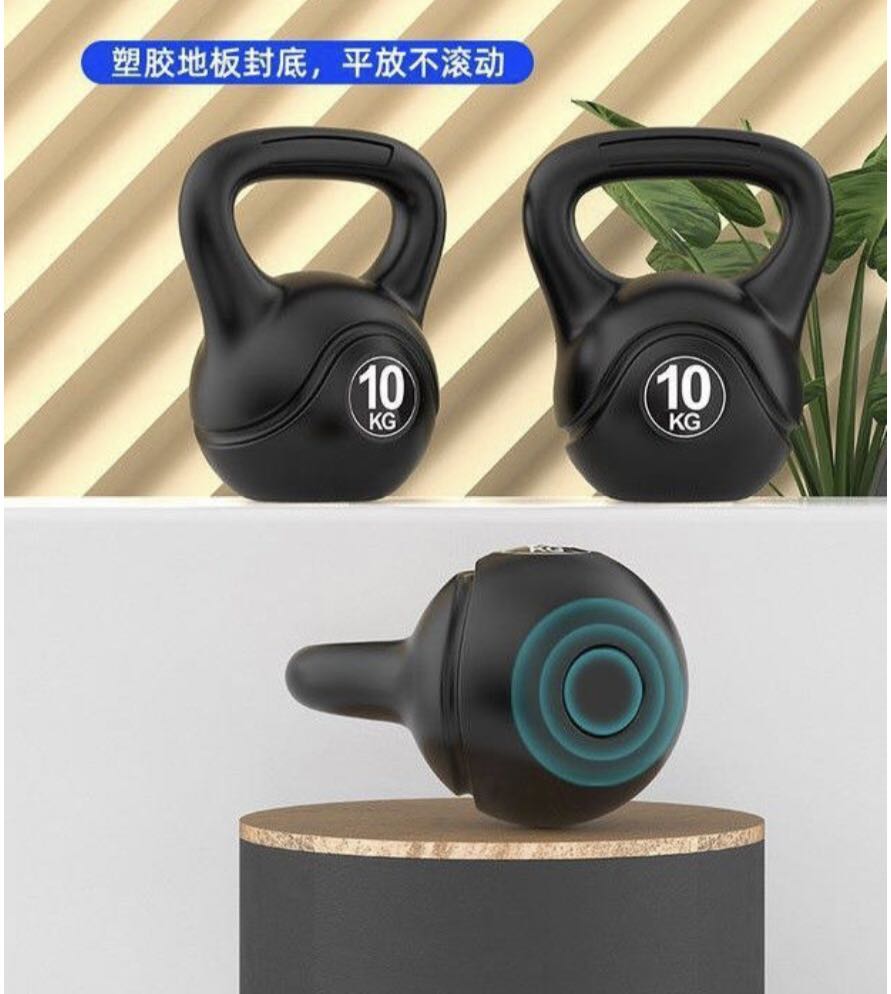 Tạ ấm, tạ bình vôi 4kg/6kg/10kg tập gym mông cao cấp chính hãng KETTLEBELL