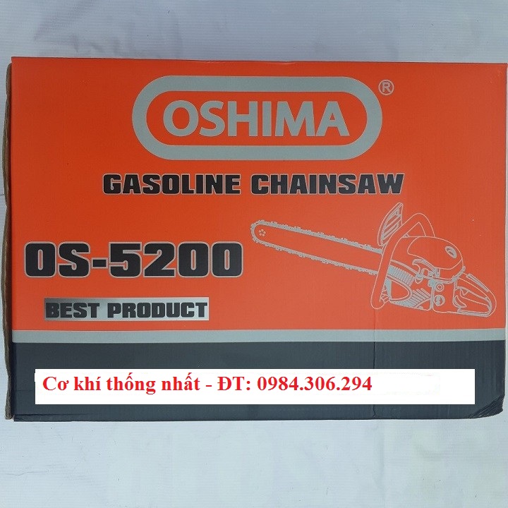 Máy cưa xích, Máy cưa xích chạy xăng Oshima 5200