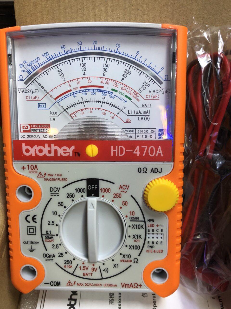 Đồng hồ đo vạn năng kim brother hd-470a