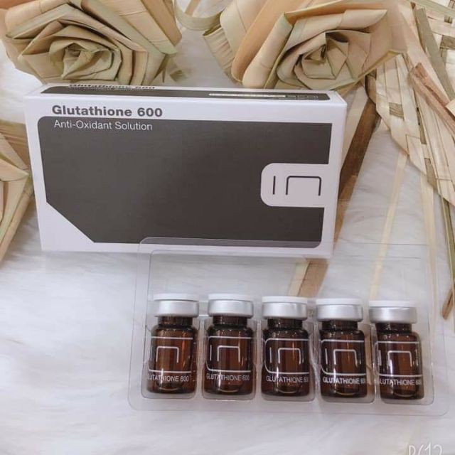 BCN Glutathione 600 trắng da căng bóng, Hộp 5 ống