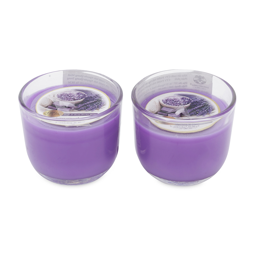 Cặp 2 ly nến thơm petile lites hương oải hương Miss Candle FtraMart EDC-NLD6H5