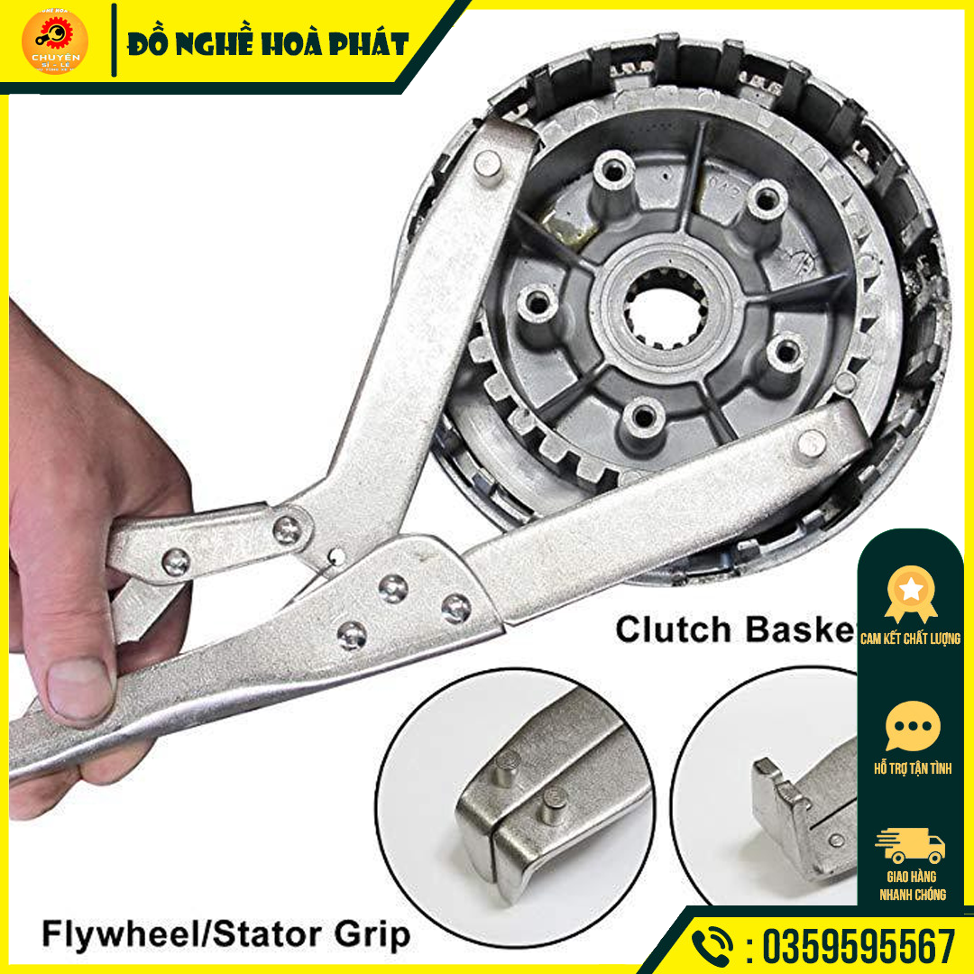 Kềm kìm bấm giữ nồi, côn, ly hợp xe số, côn tay, motor và tay ga