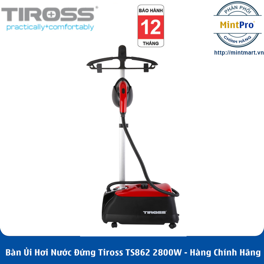Bàn ủi hơi nước đứng tiross ts862 2800w - hàng chính hãng