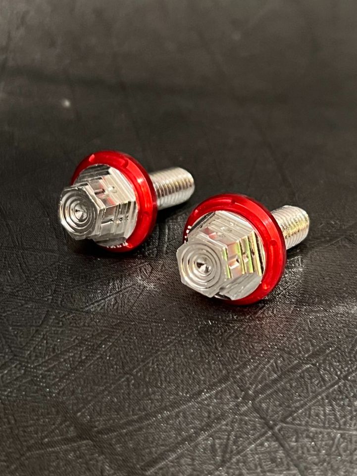 Combo 2 ốc bắt bass heo cho xe yamaha và honda 8li và 10li mẩu trụ V3 kèm long đền