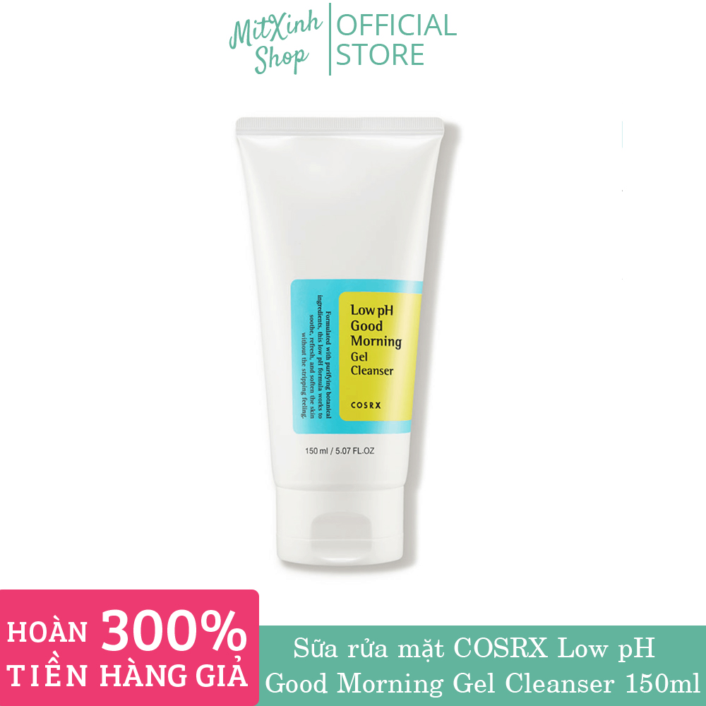 Sữa rửa mặt cosrx 🎁 corsx 🎁 srm cosrx dạng gel low ph good morning gel cleanser 150ml
