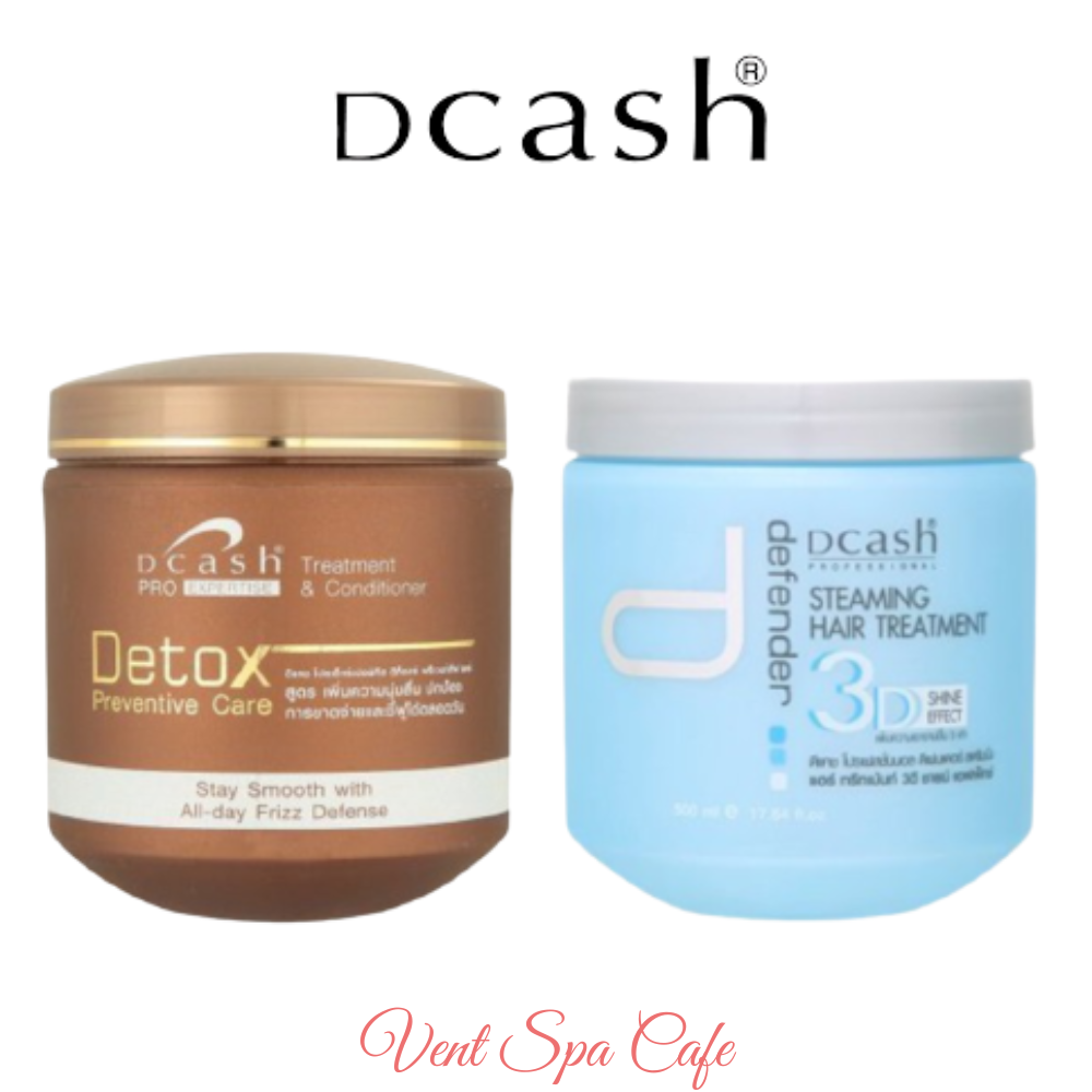 Dưỡng tóc DCASH Defender Steaming Hair Treatment 3D Shine Effect 500ml / Detox Preventive Care Treatment - Vent Spa Cafe