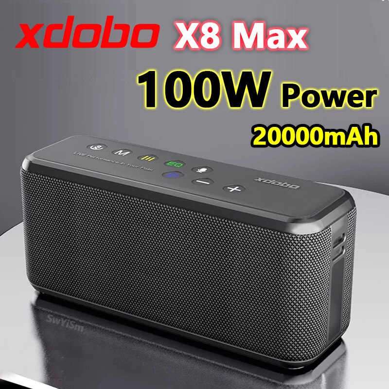 Loa Bluetotoh mini công suất lớn XDOBO X8-II 60W/XDOBO X8 Plus 80W/Xdobo X8 Max công suất 100W Siêu 