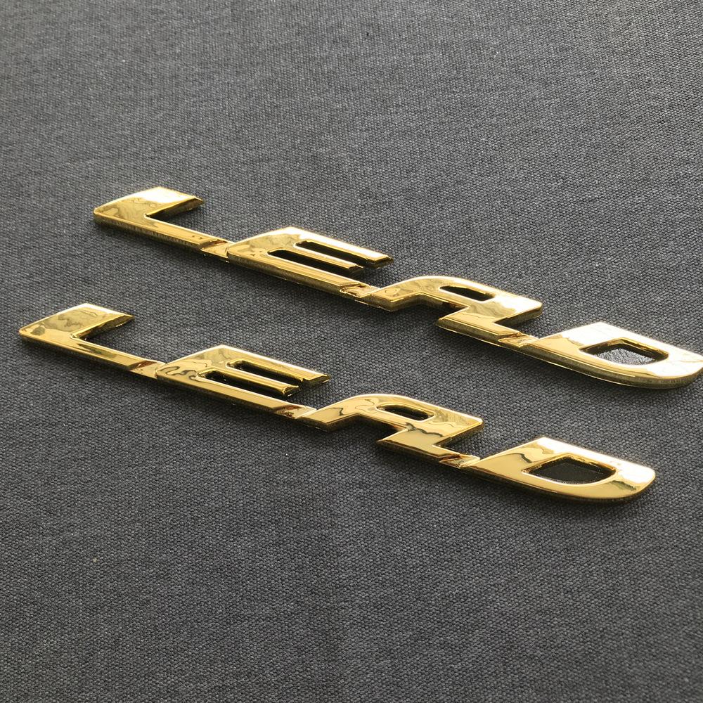 Cặp tem lead chữ nổi zin theo xe
