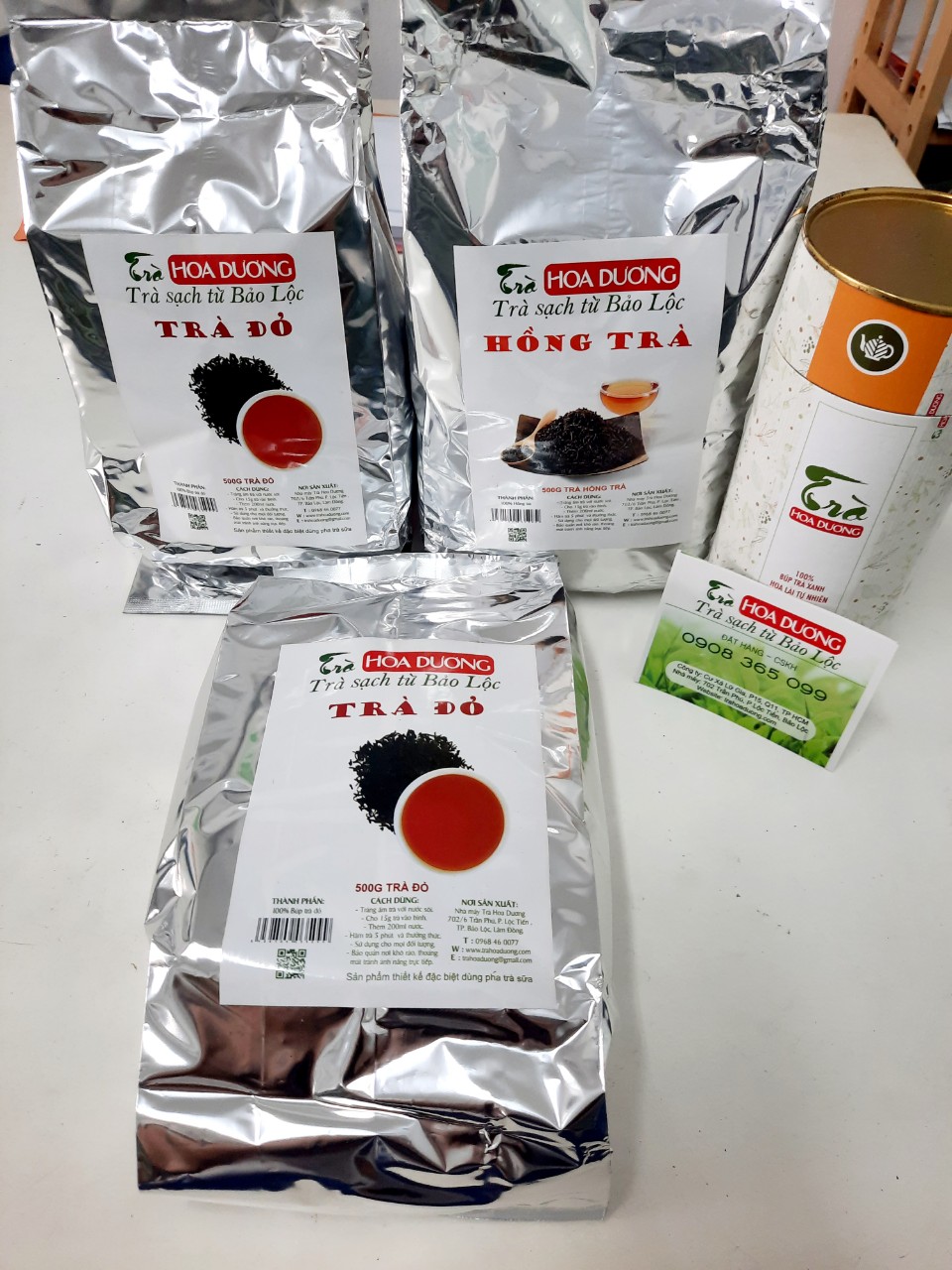 Trà đỏ - trà hoa dương chuyên biệt pha chế trà sữa 500g