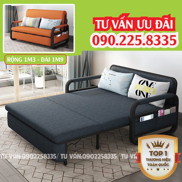 [Trả góp 0%]Ghế sofa giường gấp khung thép đa năng tiện lợi và hiệu quả dành cho gia đình Giường kéo thông minh chuyển đổi thành ghế sofa phòng khách hoặc phòng ngủ tiết kiệm diện tích
