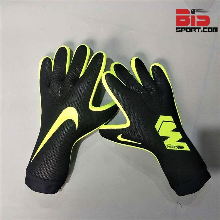 Găng tay thủ môn chuyên nghiệp nike mrecurial - mút dày, bám dính bóng, bắt bóng cực êm