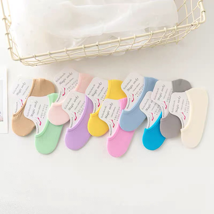 COMBO 5 tất hài Lali, hài đi giày lười, giày búp bê, vớ mỏng cho bạn nữ đi mùa đông, vớ cotton cho các bạn nữ, màu sắc nhã nhặn, giao màu ngẫu nhiên