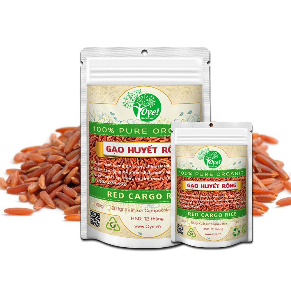 Gạo Huyết Rồng 1kg Nguyên Chất