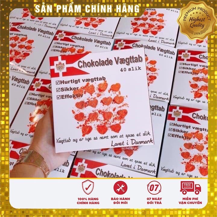 [HCM]KẸO GIẢM CÂN SOCOLA ĐAN MẠCH TÚI 20 VIÊN LOẠI HỘP MÀU TRẮNG