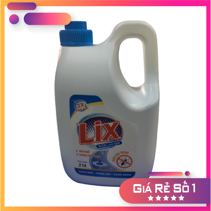 Nước lau sàn lix đuổi côn trùng 2 lít 👉 đậm đặc gấp 2 lần