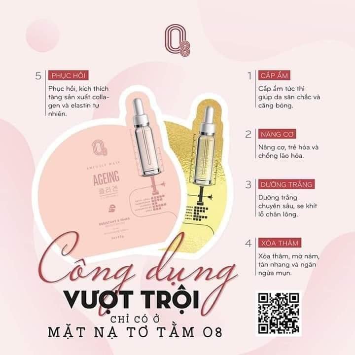 Mặt nạ tơ tằm korea o8
