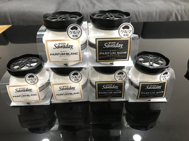 Sáp thơm khử mùi cao cấp Sawaday Parfum Blanc - Nhật Bản