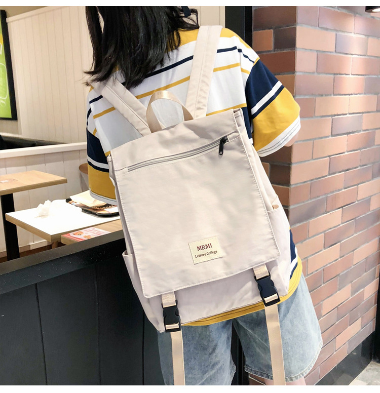 [Hàng mới] BALO thời Trang, Ba lô Đi Học, Balo Giá rẻ ulzzang MRMI Hàn Quốc kẻ cực đáng yêu chất vải cực tốt