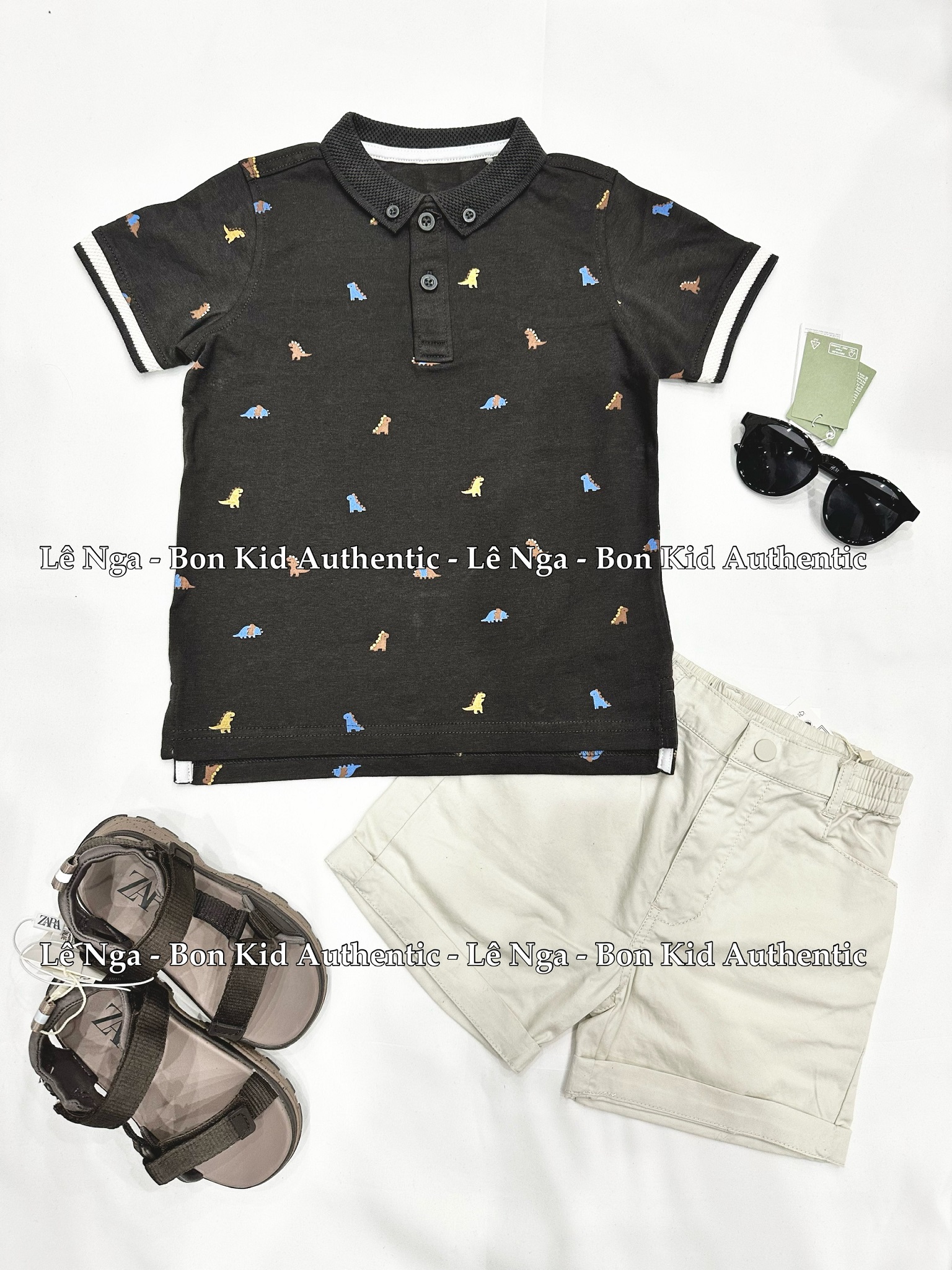 FORM THƯỜNG Áo thun polo GEOGRE_UK chính hãng sz từ 12-18m đến 6-7y