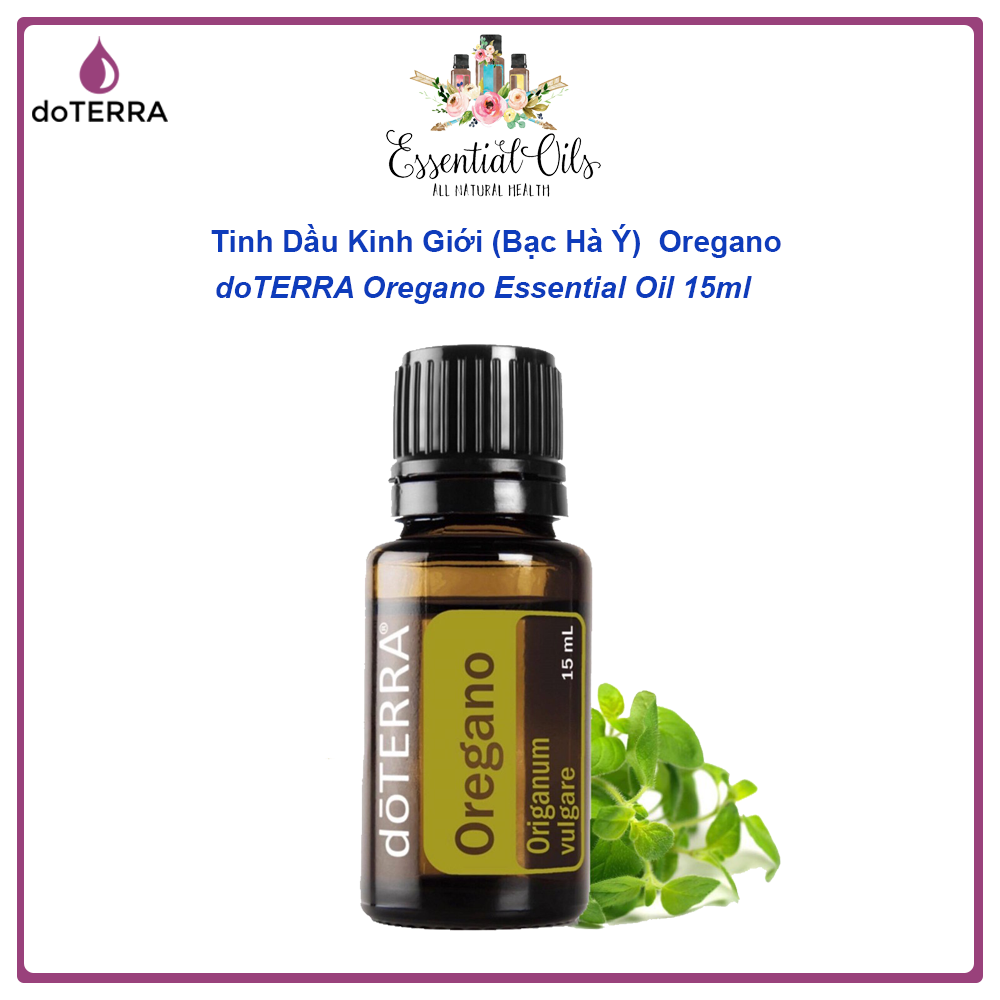 Tinh Dầu Kinh Giới (Bạc Hà Ý)  Oregano Tinh Dầu Trị Liệu Nguyên Chất doTERRA USA - doTERRA Oregano Essential Oil 15ml