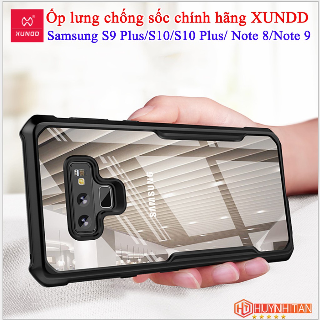 [HCM]Ốp lưng Samsung S20 Plus S10 Plus Note 8 Note 9 Note 10 PlusNote 20 Ultra A71 A51 chống sốc hãng XUNDD