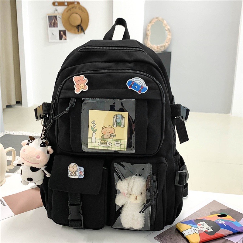 Balo ulzzang hàn quốc phối trong suốt we are young