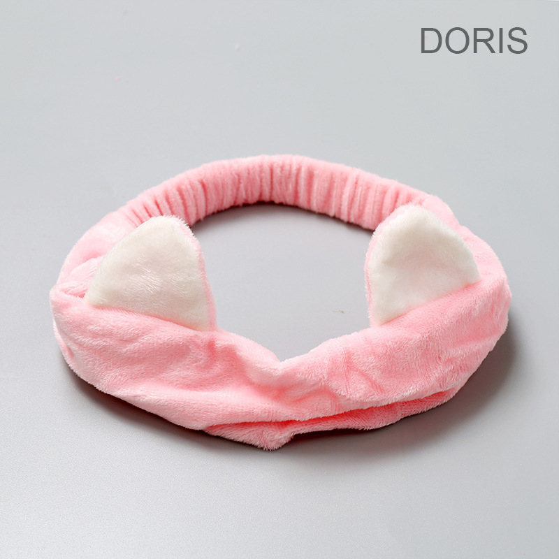 Băng đô rửa mặt tai mèo nhỏ cute - doris house