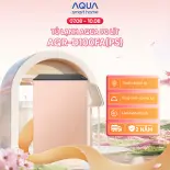 [SẢN PHẨM MỚI 2025] Tủ lạnh mini Aqua 90 lít AQR-D100FA(PS) - Màu hồng nhạt - Freeship toàn quốc