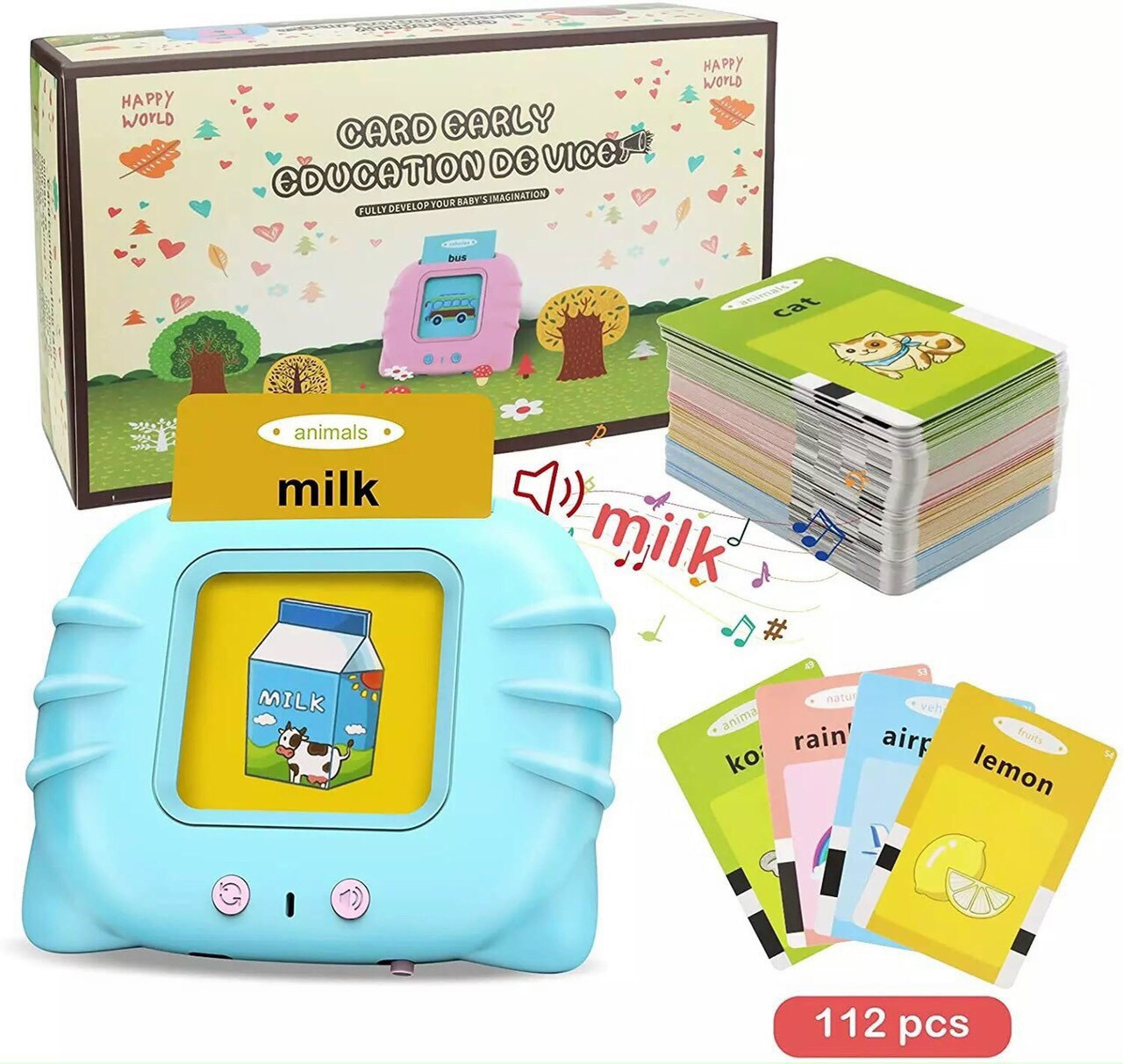 MÁY ĐỌC THẺ FLASHCARD Tiếng Anh 224 TỪ VỰNG KHÔNG CÓ SÓNG ĐIỆN TỪ
