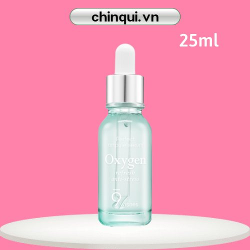 Tinh chất 9wishes giúp tái tạo & làm trẻ hóa da 25ml extreme oxygen ampule serum