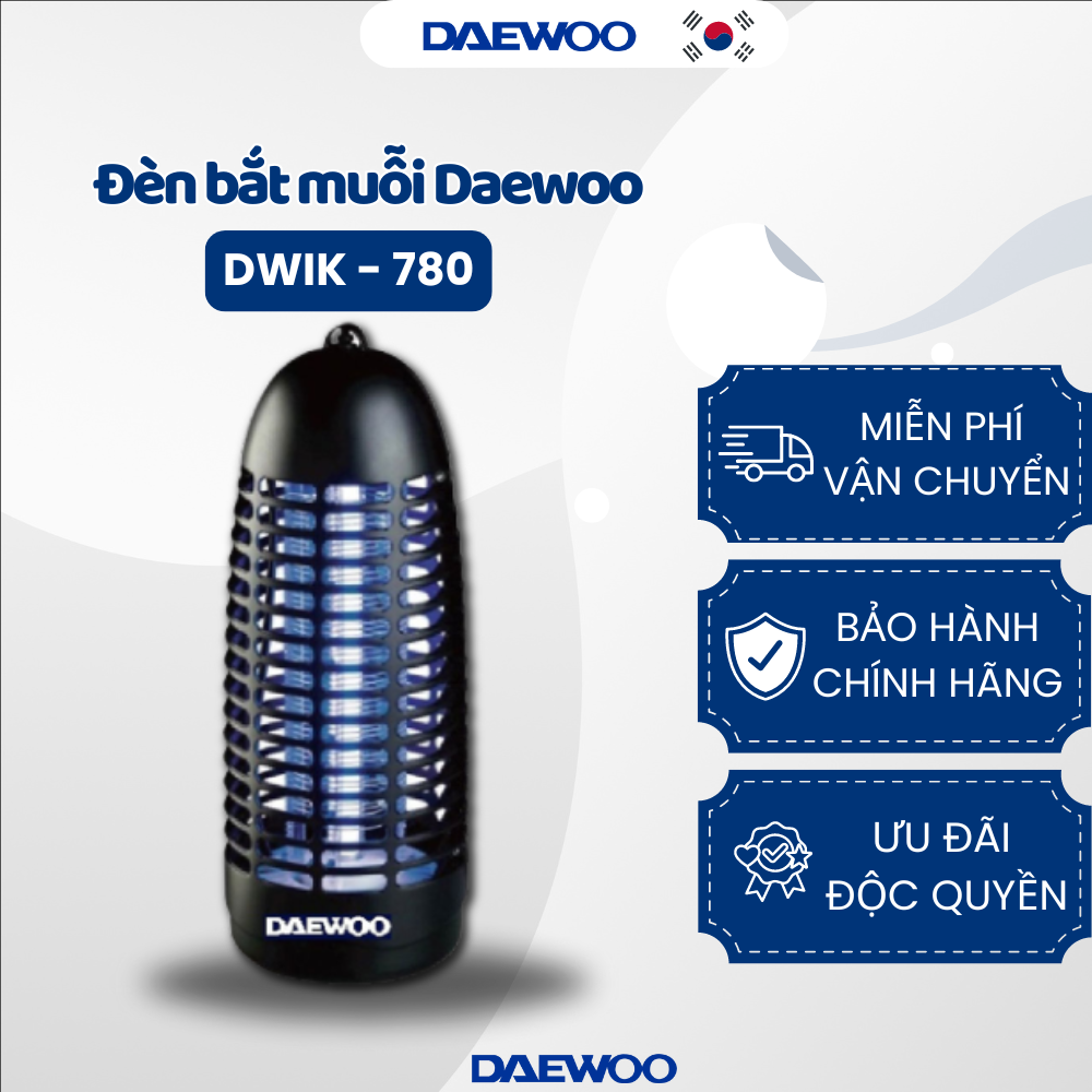 Daewoo Đèn bắt muỗi  DWIK-780 bảo hành 1 năm - Hàng chính hãng