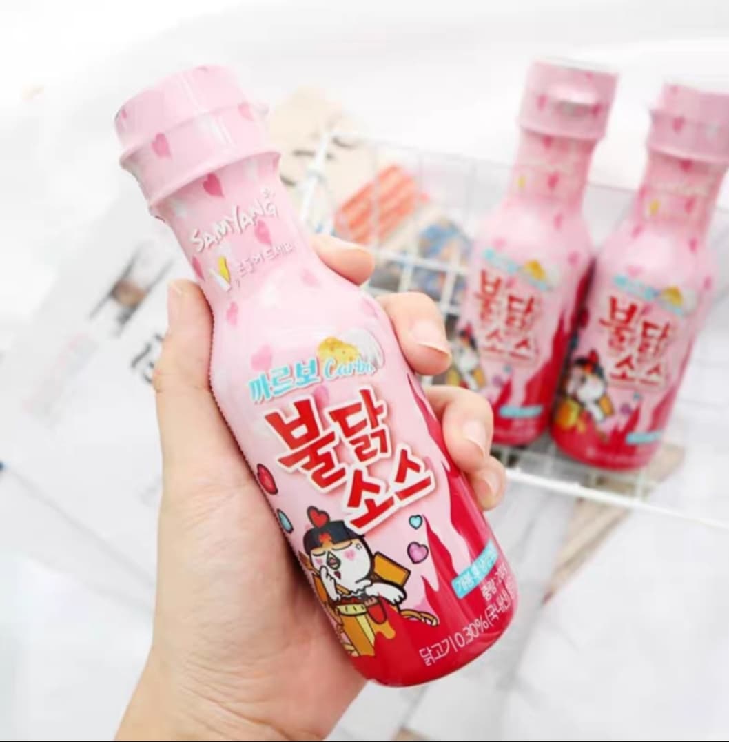 [HCM][NƯỚC SỐT/CHẤM SAMYANG VỊ SỐT PHÔ MAI KEM CARBONARA (CHAI HỒNG)