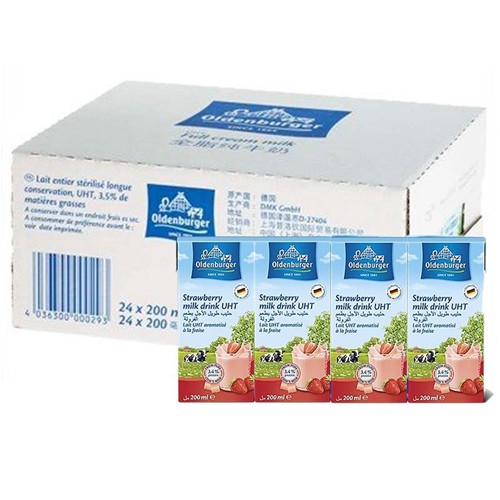 Sữa tươi oldenburger thùng 24 hộp 200ml