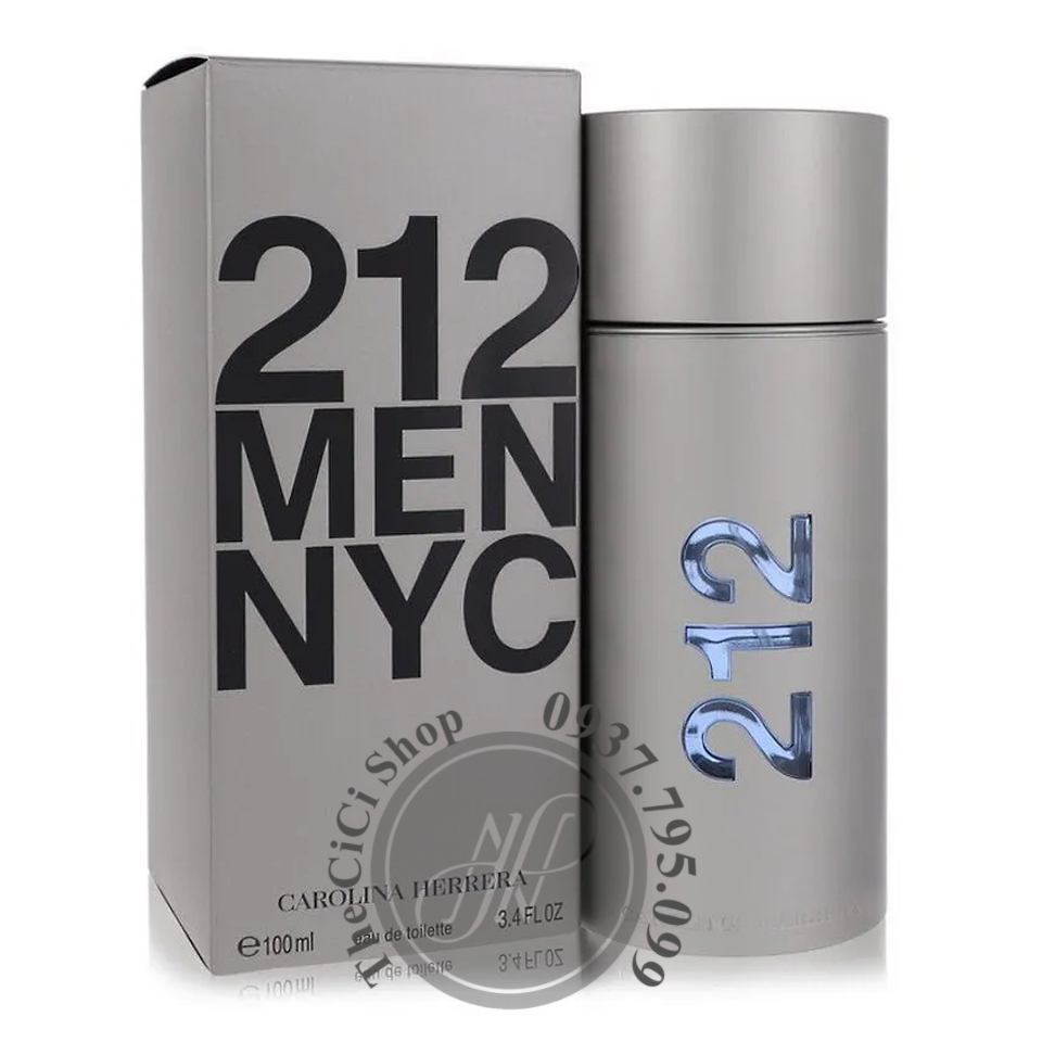 Nước hoa nam CAROLINA HERRERA 212 Men NYC Eau De Toilette 100ml