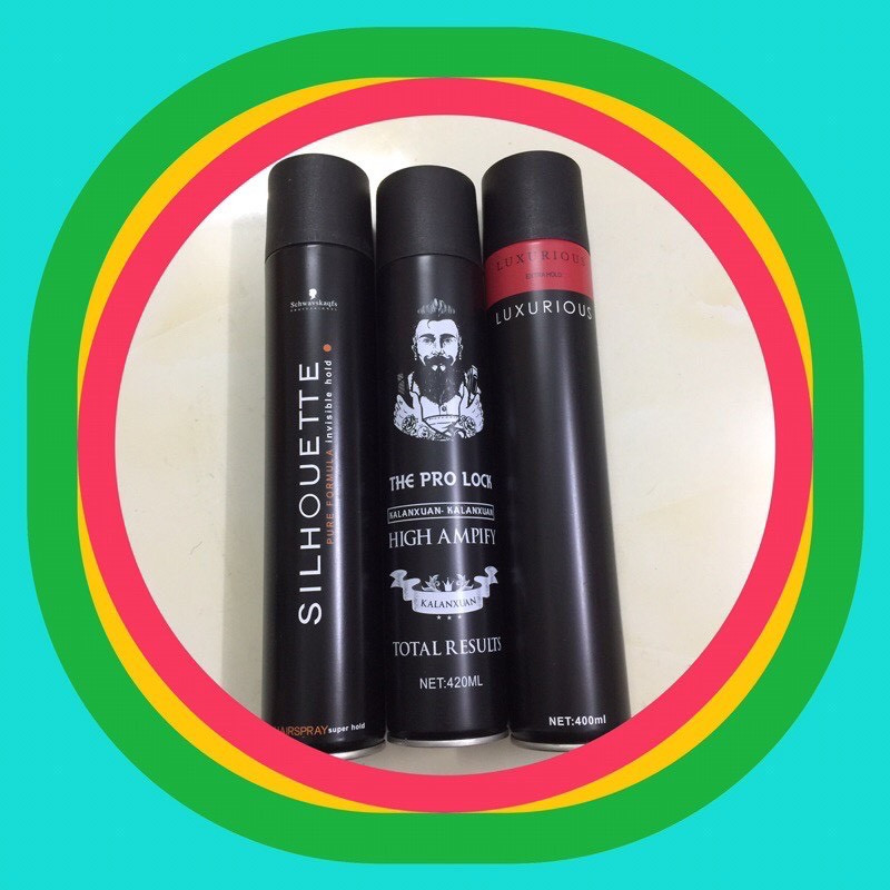 Combo 3 chai keo xịt tóc 420ml
