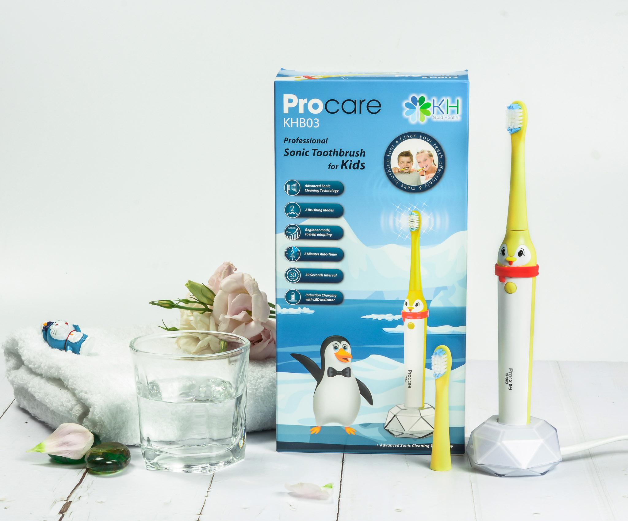 Bàn chải máy trẻ em thế hệ mới Procare KHB03