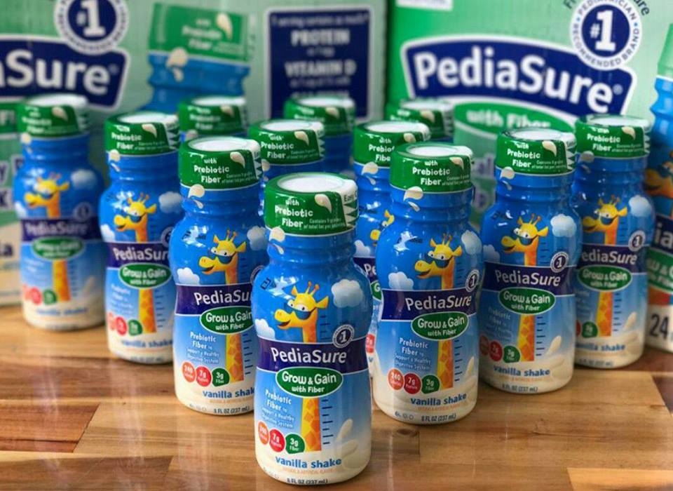 24 chai Sữa Pediasure nước Pediasure with Fiber hương vani 237 ml của Mỹ