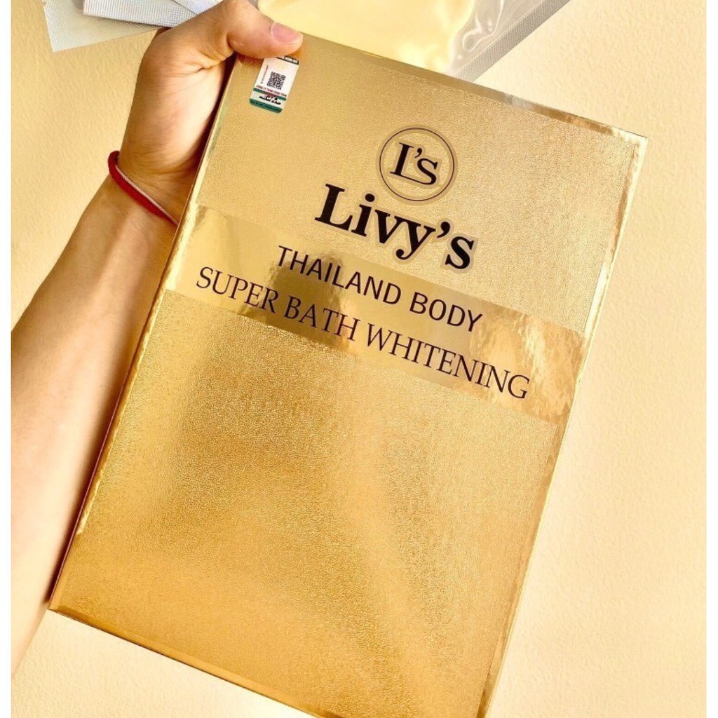 [CHUYÊN SPA] HOT- TẮM TRẮNG BODY LiVy's siêu trắng da mịn màng da không gây kích ứng da
