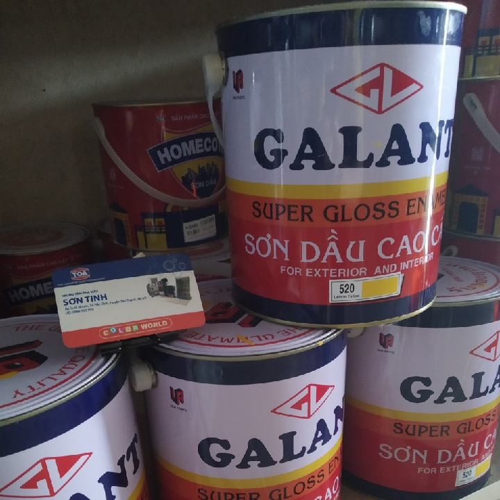 Sơn dầu cao cấp galant lon 800ml hoặc 3 lít