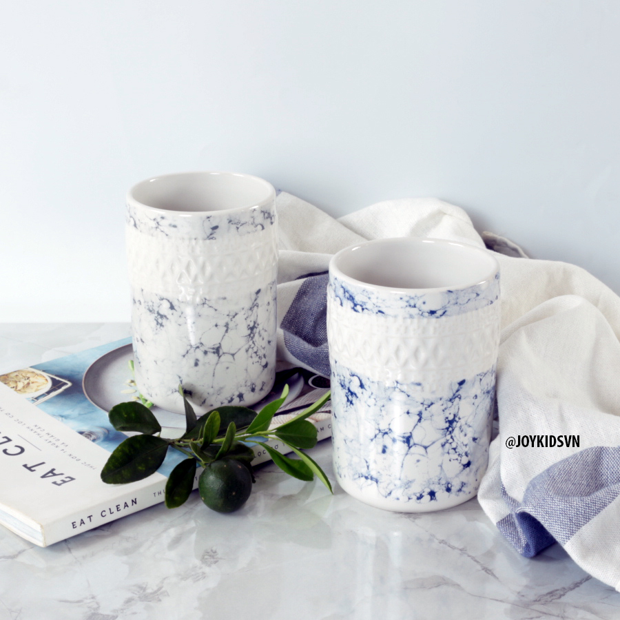 Ly gốm vân đá Marble | Cốc gốm vân đá Marble | Cốc uống nước vân đá marble - Marble ceramic mug