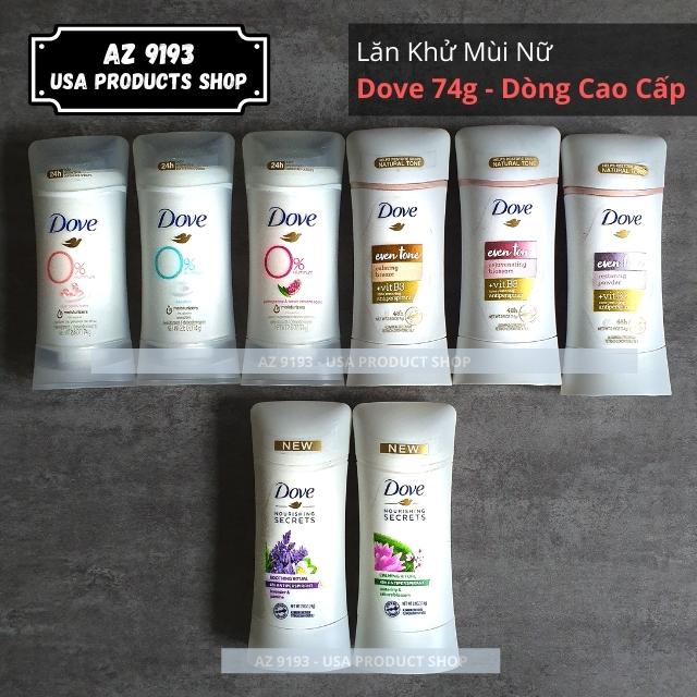 Lăn Khử Mùi Dove Even Tone, 73g, Lăn sáp trắng, dòng lăn nách ngăn mồ hôi hiệu quả, giảm thâm nách, giúp trắng nách