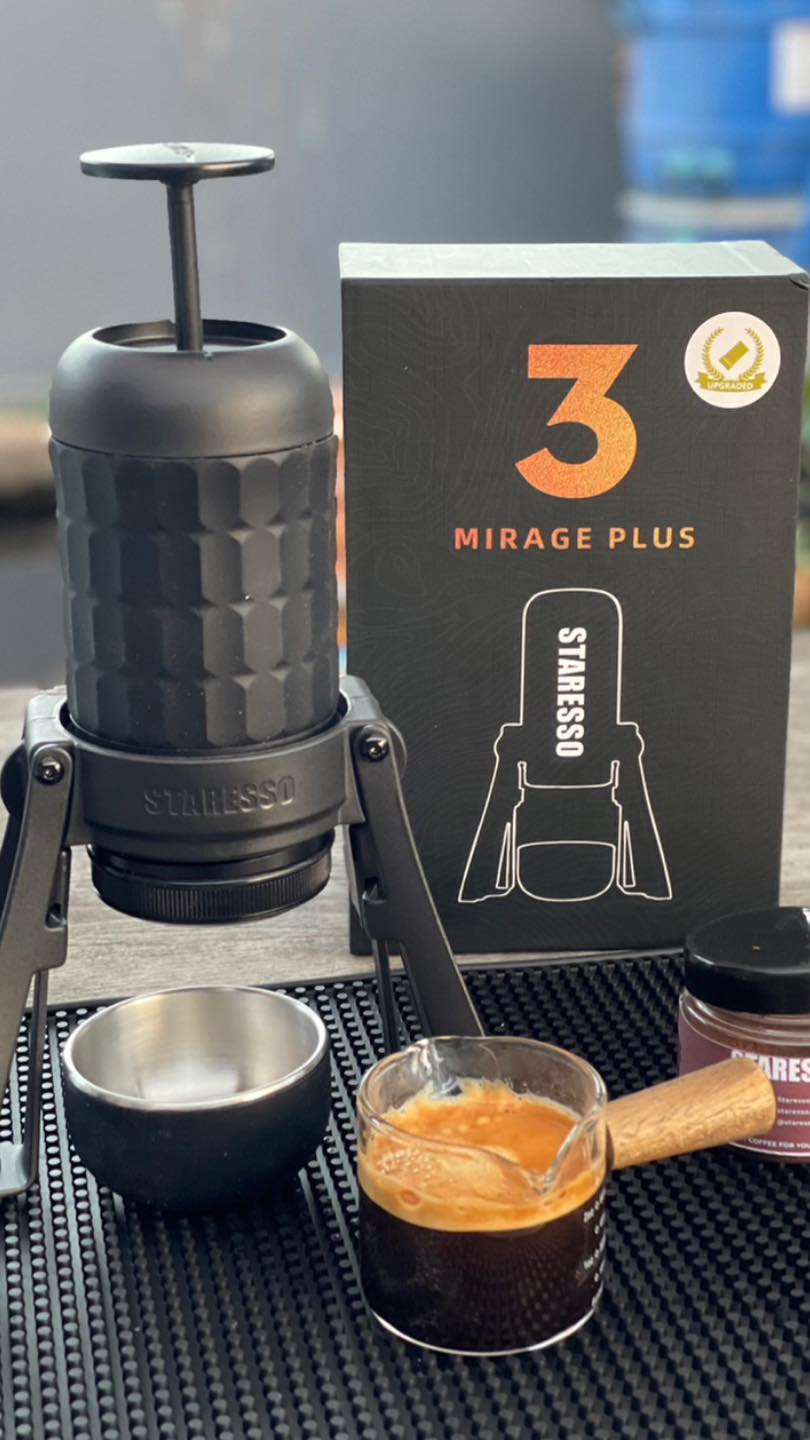 Staresso mirage plus chính hãng - máy pha cà phê cầm tay - tặng cân pocket