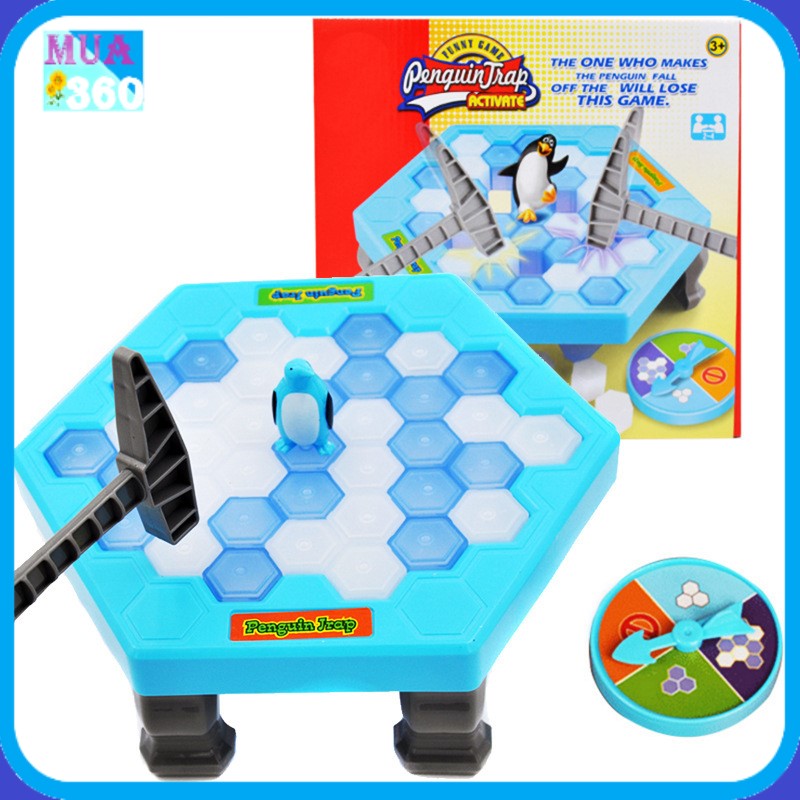 Bộ trò chơi đập băng tìm đường giải cứu chim cánh cụt