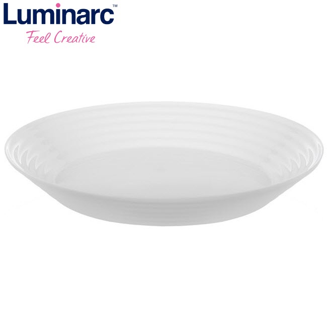 Bộ 3 đĩa thủy tinh Luminarc Soup Harena 23cm