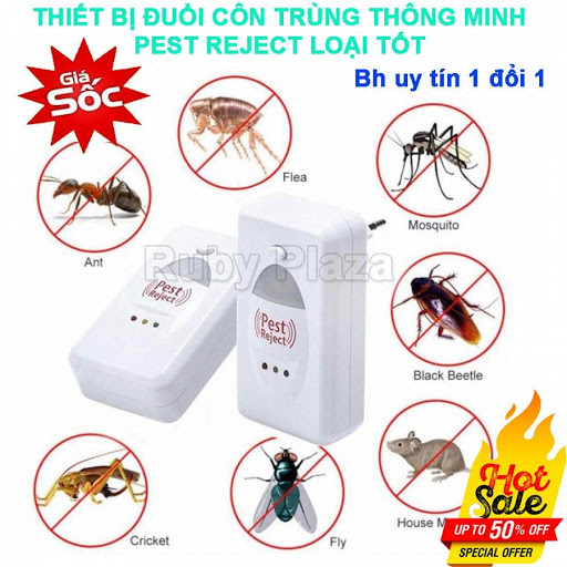 [HCM]Máy Đuổi Chuột Máy Đuổi Các Loại Côn Trùng Pest Reject Bằng Sóng Âm Hiệu Quả Bảo Vệ Sức Khỏe An Toàn Khi Sử Dụng Thiết Kế Nhỏ Gọn Trang Nhã Có Đèn Báo Sáng Ban Đêm Thay Cho Đèn Ngủ.