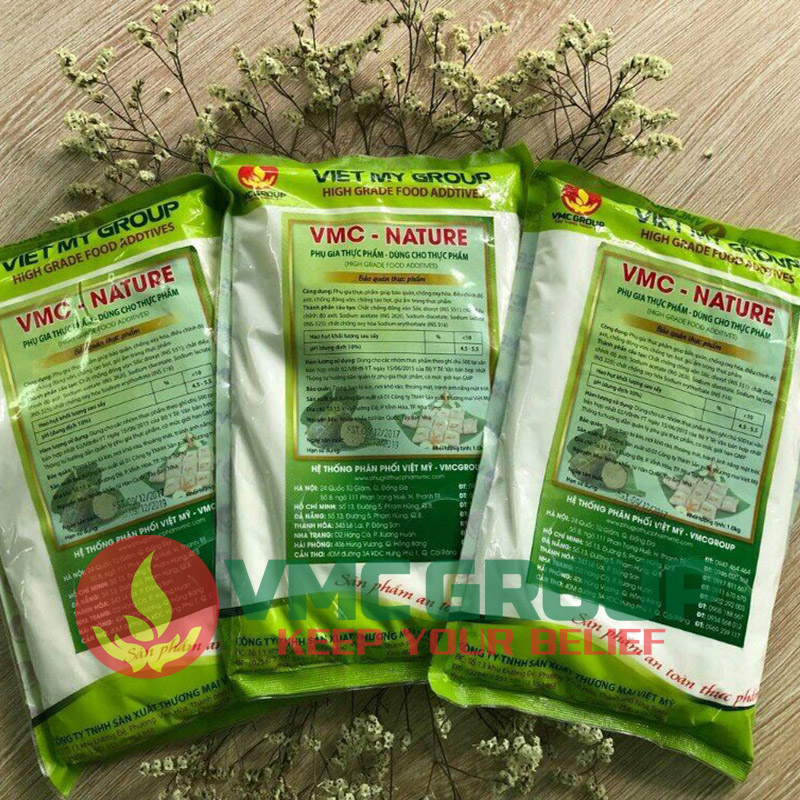 1kg vmc nature- chất bảo quản tự nhiên thay thế benzoat, sorbat, sorbic trong giò chả